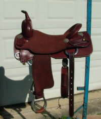 koen Saddle Shop, Custom cutting and reining saddles.