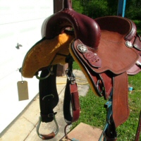 koen Saddle Shop, Custom cutting and reining saddles.