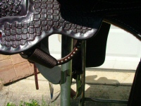 Koen Saddle Shop, custom cutting and reining saddles.