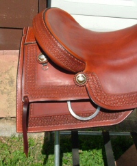 Koen Saddle Shop, custom reining and cutting saddles.