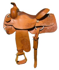 Koen Saddle Shop Basket of Roses Reining Saddle