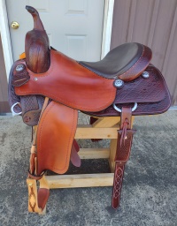 koen Saddle Shop, Custom cutting and reining saddles.